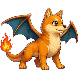 Inuzard - Fire-type Soltokemon