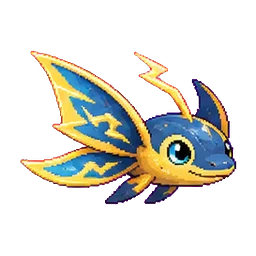 Sparkmanta - Electric-type Soltokemon