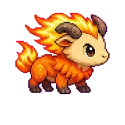 Flaretuft - Fire-type Soltokemon