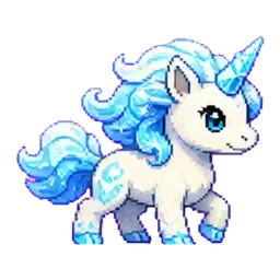 Glacicorn - Ice-type Soltokemon