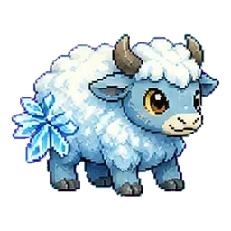 Snowcalf - Ice-type Soltokemon