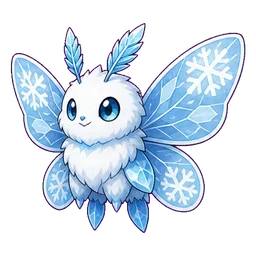 Snowmoth - Ice-type Soltokemon